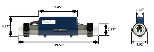 Gecko Alliance YJ Remote Heater 4kW - Sun'n'Fun Pool & Spa