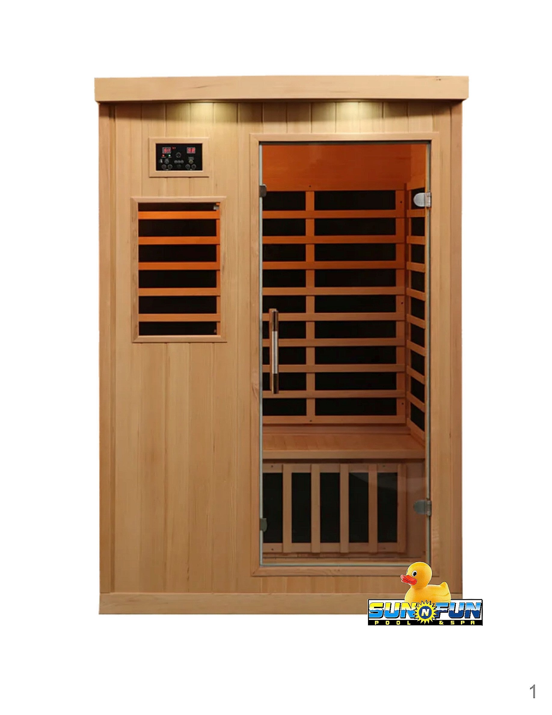 Indoor Cabin Far-Infrared Sauna 2 Person - Sun'n'Fun Pool & Spa