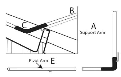 100280 Cover Mate 3 XL Extended Pivot Arm 38"