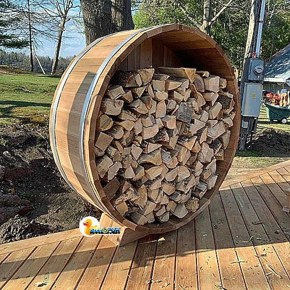 Firewood Storage - Sun'n'Fun Pool & Spa