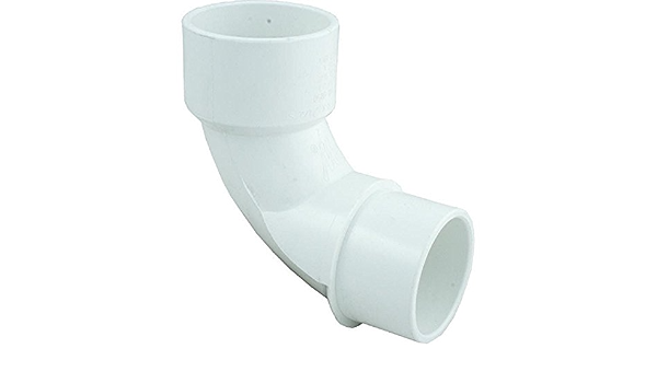 411-9140 PVC Fitting Elbow 2-1/2" x 2-1/2" Sweep Spig x Slip