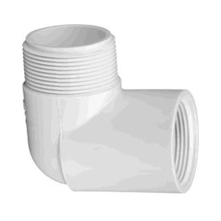 412-015 PVC Fitting 1.5" ELBOW Mipt x Fipt