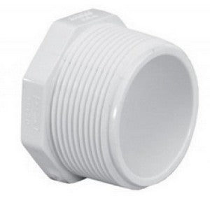 450-015 PVC Plug 1-1/2" Mipt