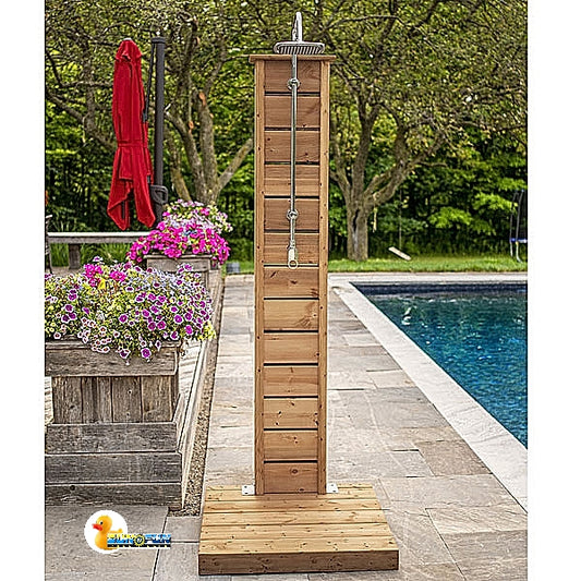 Sunlight Outdoor Shower 512S (Knotty Red Cedar) - Sun'n'Fun Pool & Spa