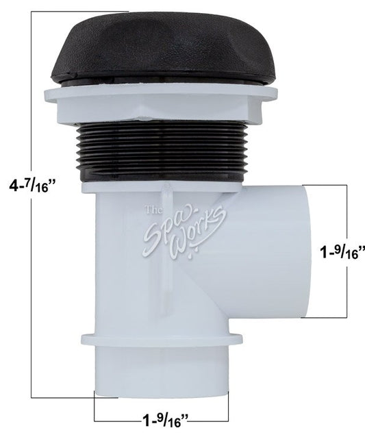 Diverter Valve Waterfall Black - Sun'n'Fun Pool & Spa