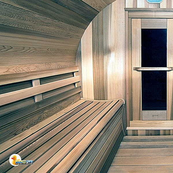 Barrel Sauna 660E Clear Cedar - Sun'n'Fun Pool & Spa