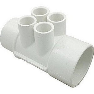 672-4250 Manifold 2"Slip x 2"Spig x 1/2" (4) Port