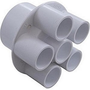 672-4260 Manifold 2" Slip x 3/4" (6) Ports