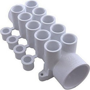 672-4630 Manifold 1-1/2"S x 1-1/2"Spg x 1/2" (10) Ports