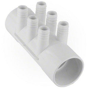 672-7120 Manifold 2"S x 2"S x 3/4" Barb (6) Ports