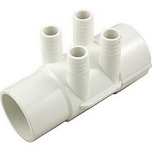 672-7140 Manifold 2"S x 2"Spg x 3/4"Barb (4) Ports