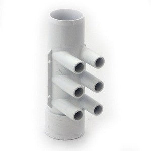 672-7620 Manifold 2"S x 2"Shur x 3/4"Barb (6) Ports