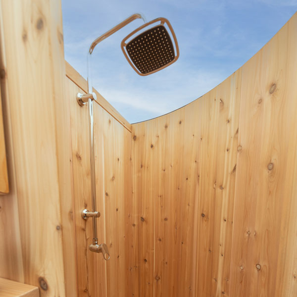 Skylight Washroom - Shower Combo 8484GW (Knotty Red Cedar) - Sun'n'Fun Pool & Spa