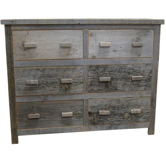 Barnwood 6 Drawer Dresser - Sun'n'Fun Pool & Spa