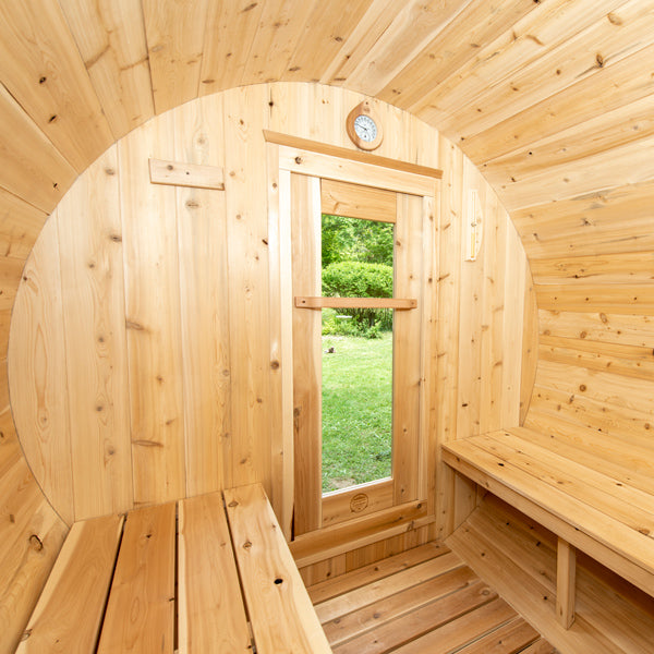 Barrel Sauna White Cedar HARMONY