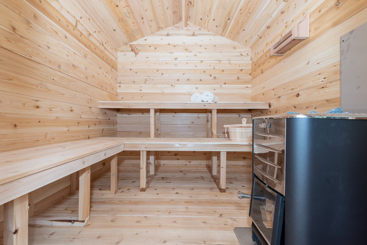 CT Georgian Cabin Sauna with Porch CTC88PE - Sun'n'Fun Pool & Spa