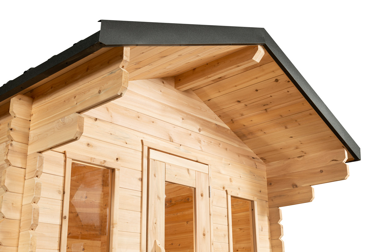 CT Georgian Cabin Sauna with Porch CTC88PE - Sun'n'Fun Pool & Spa