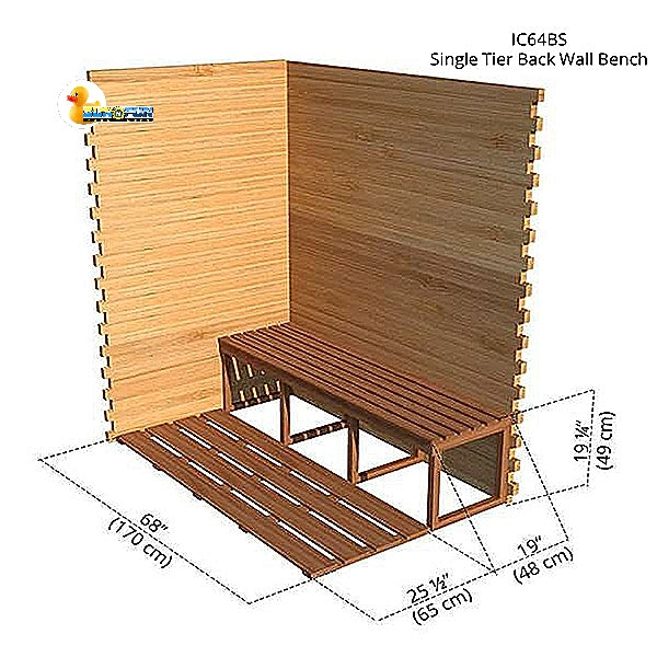 Indoor Cabin Sauna 4'x6'