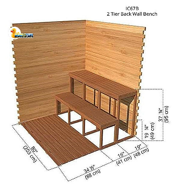 Indoor Cabin Sauna 6'x7'