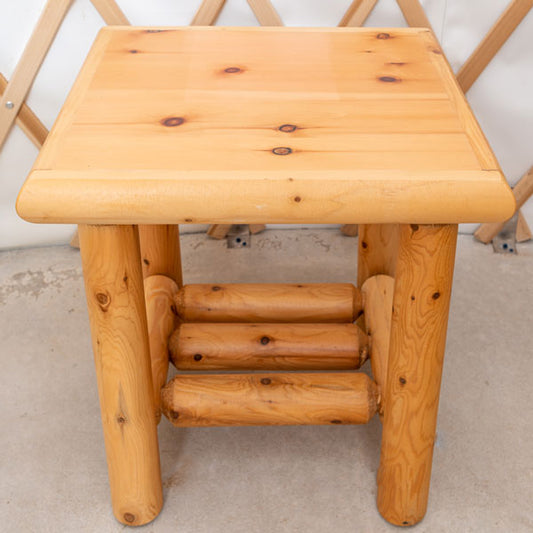 Mountain Lodge 20" Square End Table - Sun'n'Fun Pool & Spa