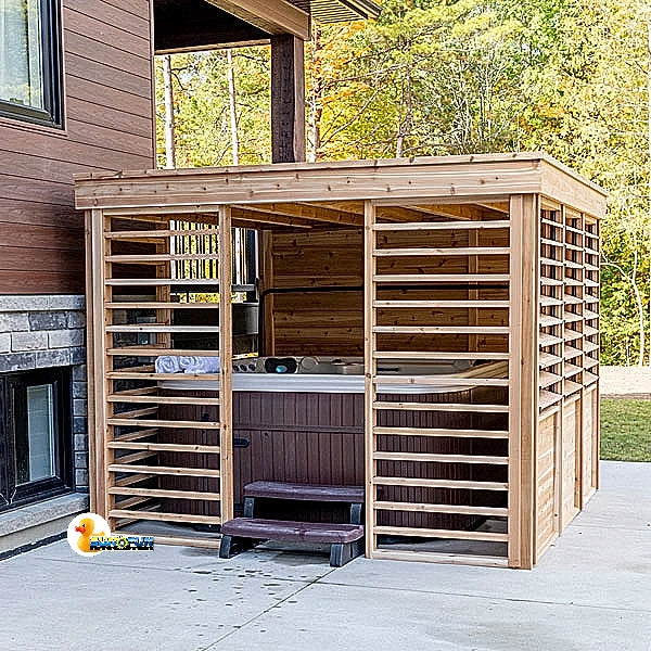 Pure Cube Chapleau PG990C Gazebo - Knotty Cedar - Sun'n'Fun Pool & Spa