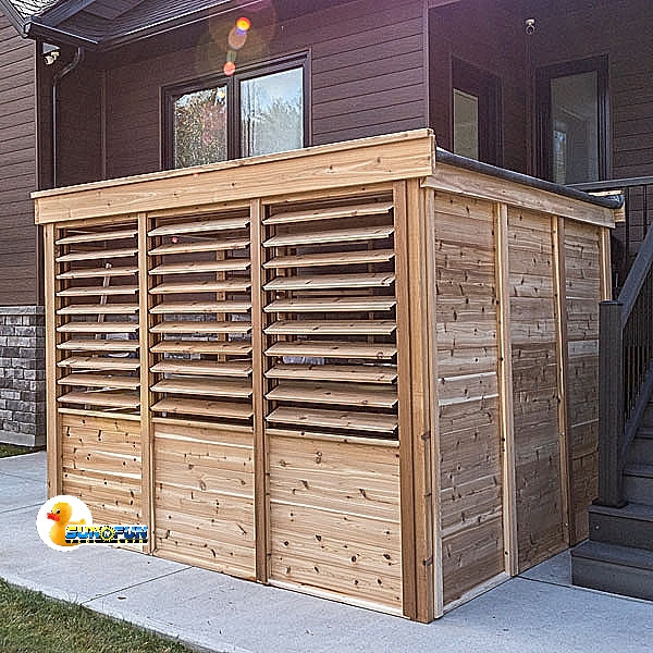 Pure Cube Chapleau PG990C Gazebo - Knotty Cedar - Sun'n'Fun Pool & Spa