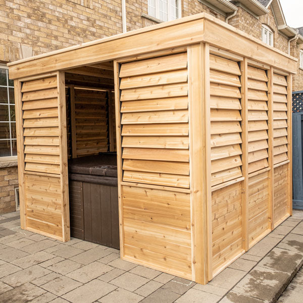 Pure Cube Knotty Cedar GAZEBOS