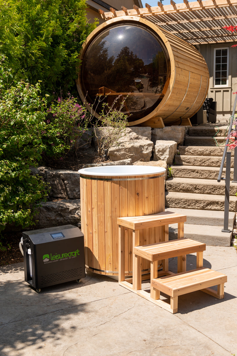 The Baltic Plunge Tub - Eastern White Cedar - Sun'n'Fun Pool & Spa