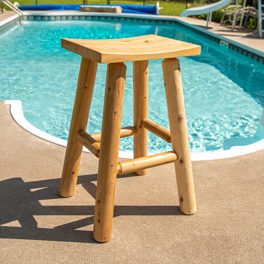 30" Saddle Seat Bar Stool - Sun'n'Fun Pool & Spa