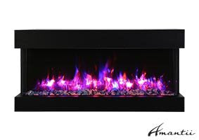 Slim Fireplace TV-72