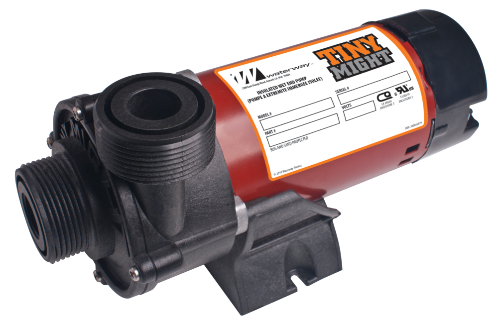 Waterway Tiny Might Circulating Spa Pump (110V - 1"x1")
