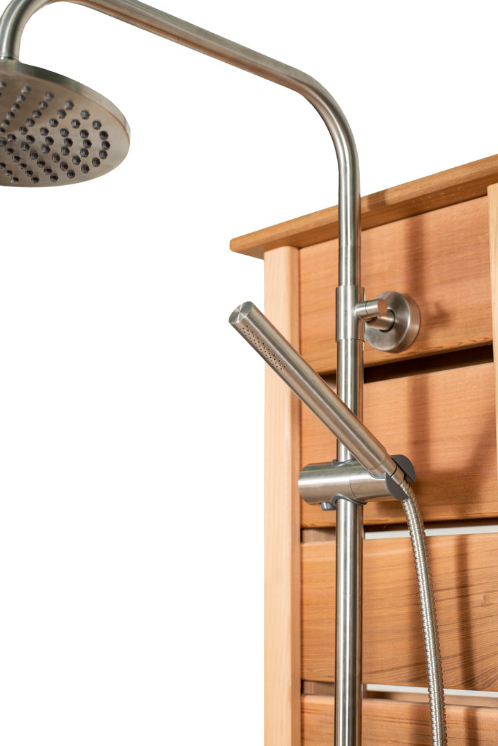 Sunlight Outdoor Shower 512S (Knotty Red Cedar) - Sun'n'Fun Pool & Spa
