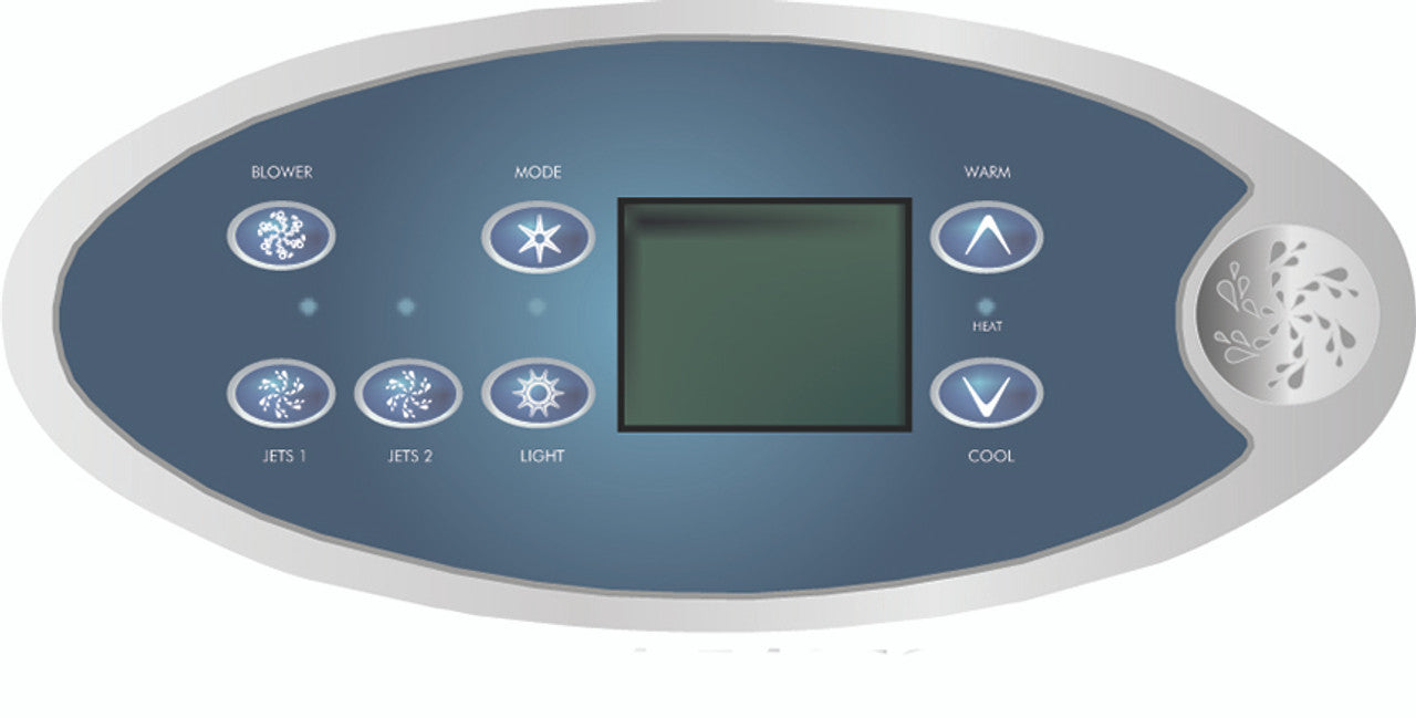 Balboa VL702 control display