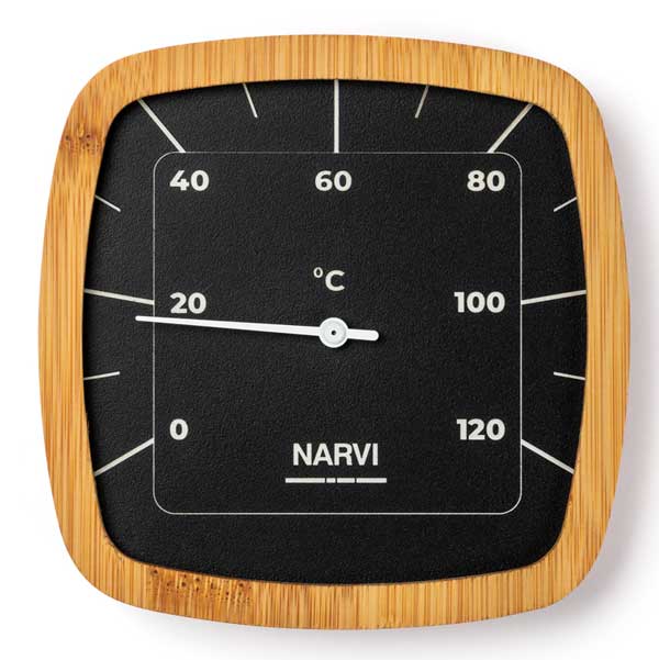 Narvi Black Thermostat Celsius