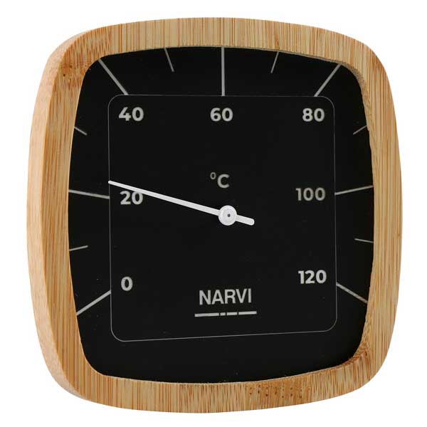 Narvi Black Thermostat Celsius