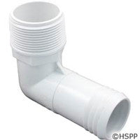 411-6520 PVC Fitting Elbow 1-1/2" x 1-1/2" Barbed x Barbed