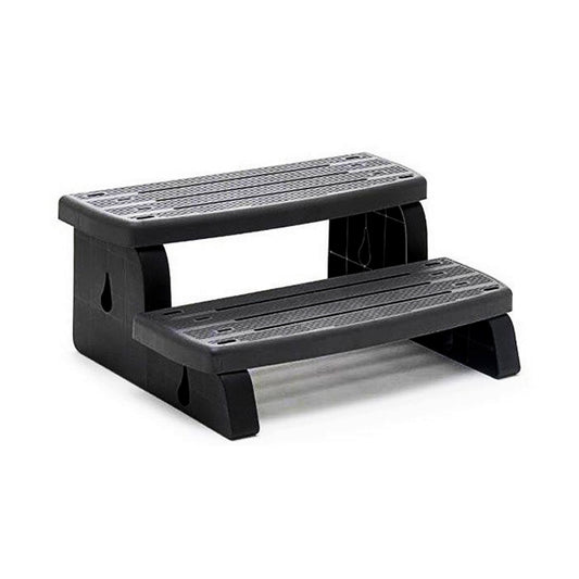 Spa Step 2 Tier Black Waterway - Sun'n'Fun Pool & Spa