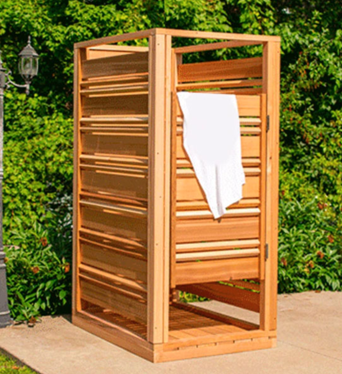 Cloudburst Outdoor Shower 550S (Clear Cedar)