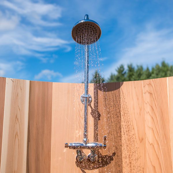 Outdoor Barrel Shower The RAINBOW