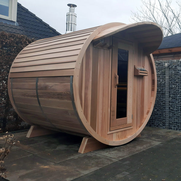 Barrel Sauna 670E Clear Cedar