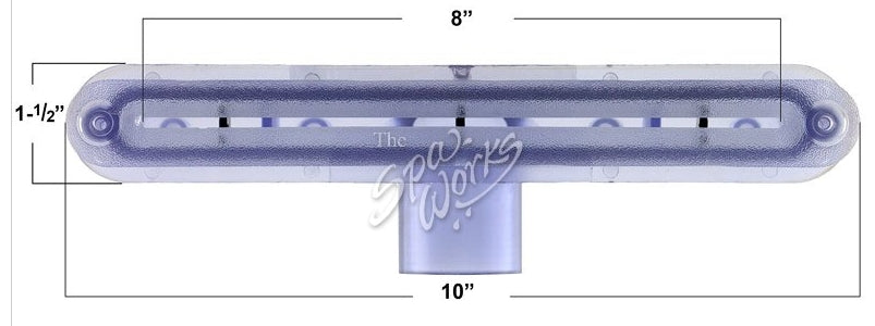 Waterway Aqua Fall Low Profile 8-Inch Waterfall 675-4908L - Sun'n'Fun Pool & Spa