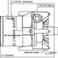 Laing Pump / Barbed / 240v / 1.0"x1.0" / 1sp - Sun'n'Fun Pool & Spa