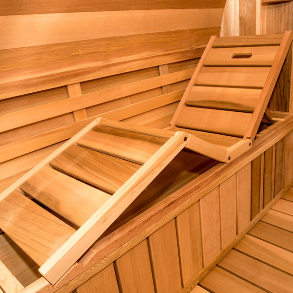 Barrel Sauna 760E Clear Cedar