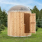 Skylight Washroom - Shower Combo 8484GW (Knotty Red Cedar) - Sun'n'Fun Pool & Spa