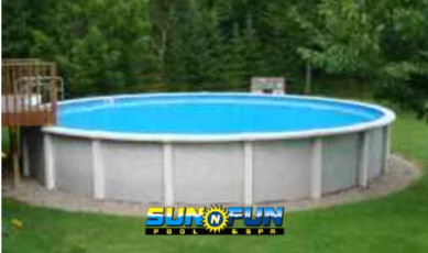 24' Round AG Swimming Pool