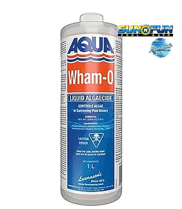 Aqua Wham-O 50% Algaecide 1L - Sun'n'Fun Pool & Spa