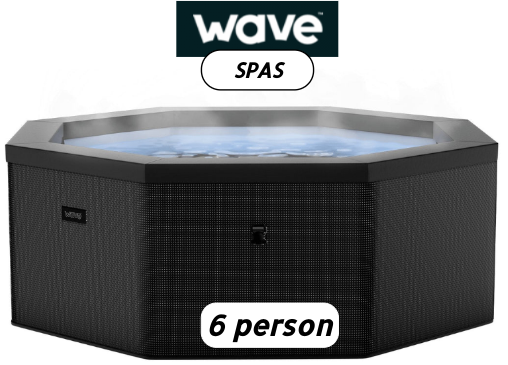 Wave Spas - COMO - 6 Person (CHARCOAL BLACK)