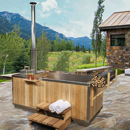 The Starlight Wood Burning Hot Tub - Sun'n'Fun Pool & Spa