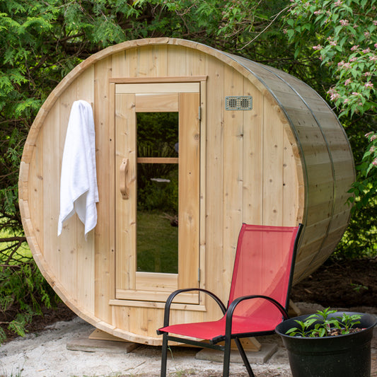 Barrel Sauna White Cedar HARMONY