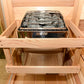 Pure Cube Sauna CU550/CU552 Outdoor Clear or Knotty Red Cedar - Sun'n'Fun Pool & Spa